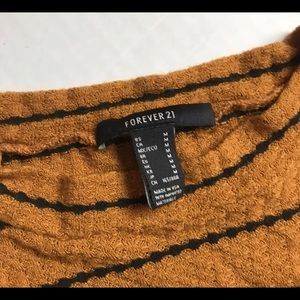 Forever 21 Long Sleeve Waffle edge top